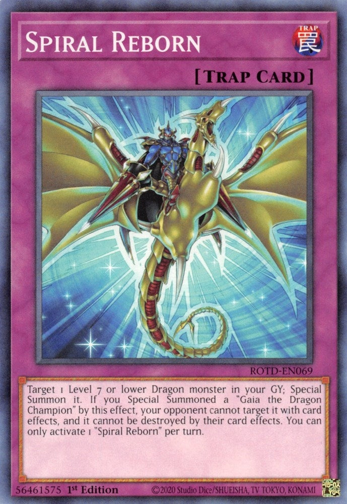 Image for Spiral Reborn (Rise of the Duelist) (ROTD-EN069) - YuGiOh