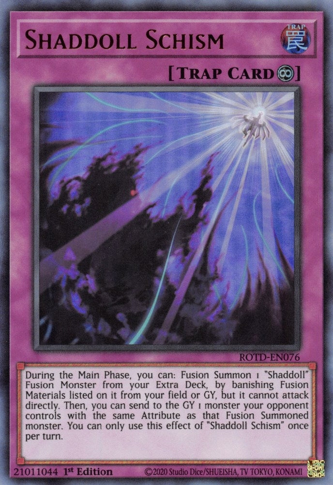 Image for Shaddoll Schism (Rise of the Duelist) (ROTD-EN076) - YuGiOh