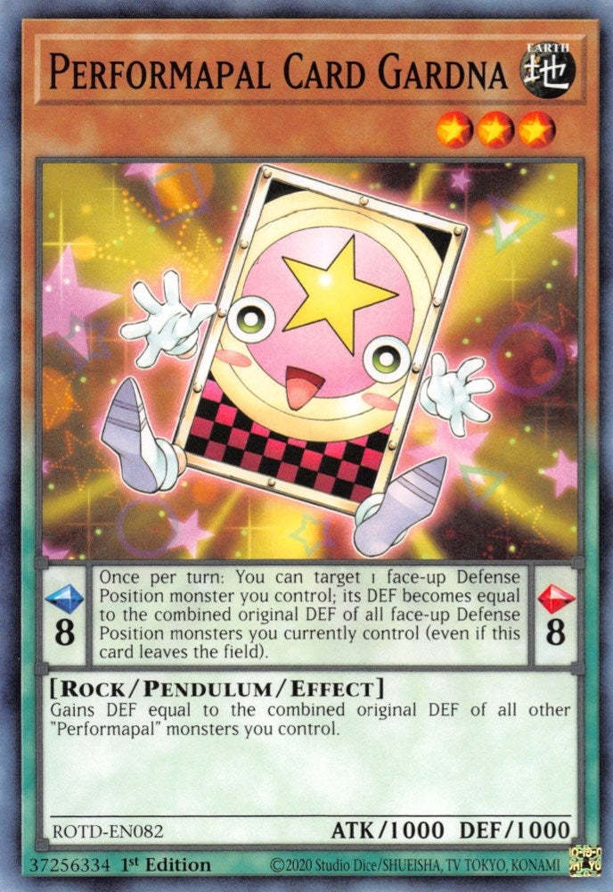 Image for Performapal Card Gardna (Rise of the Duelist) (ROTD-EN082) - YuGiOh
