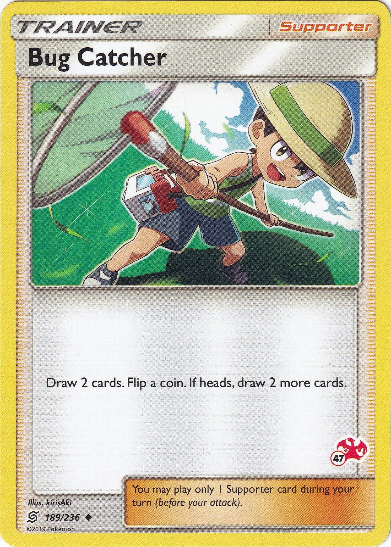 Image for Bug Catcher - 189/236 (#47 Charizard Stamped) (Battle Academy) (189/236) - Pokemon