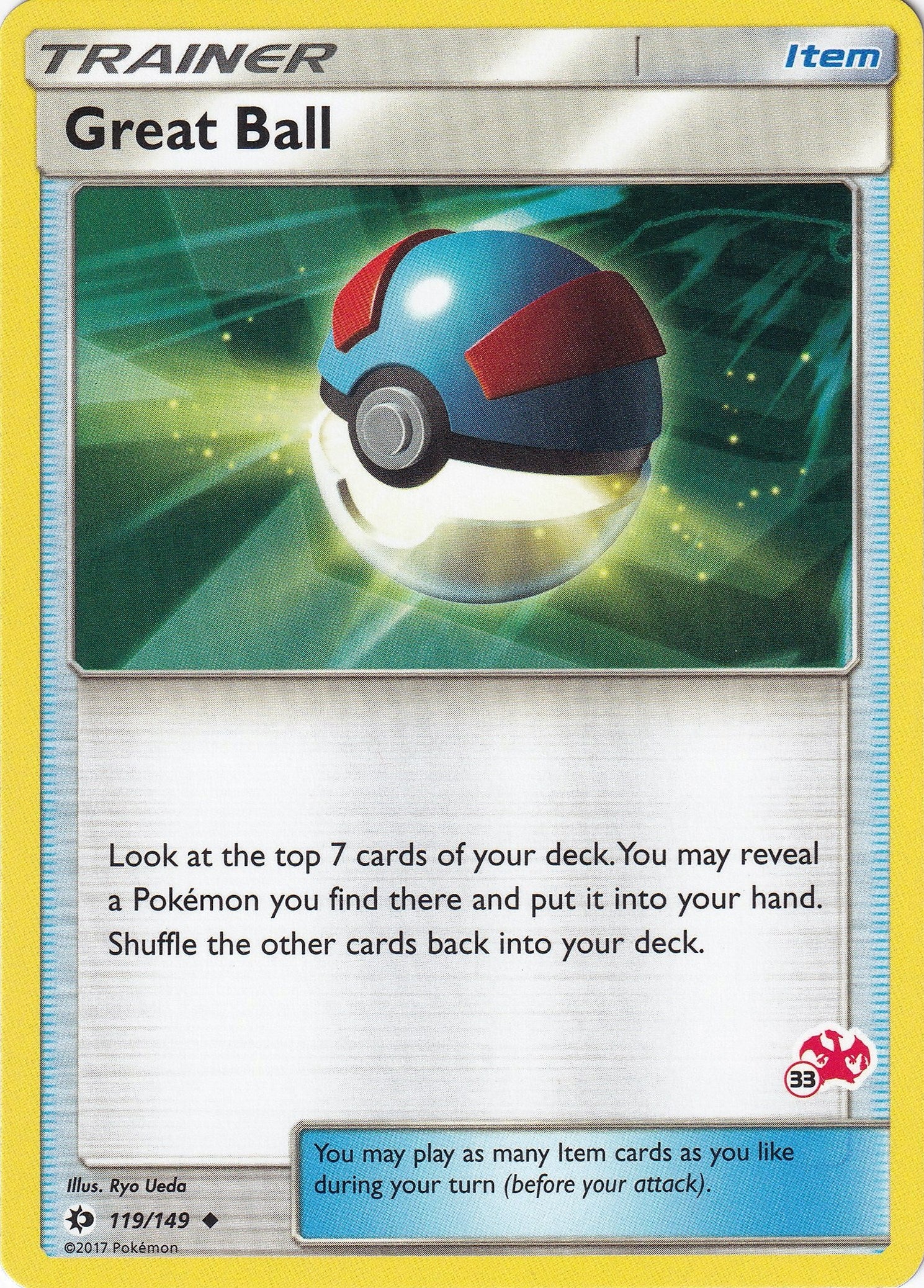 Image for Great Ball - 119/149 (#33 Charizard Stamped) (Battle Academy) (119/149) - Pokemon