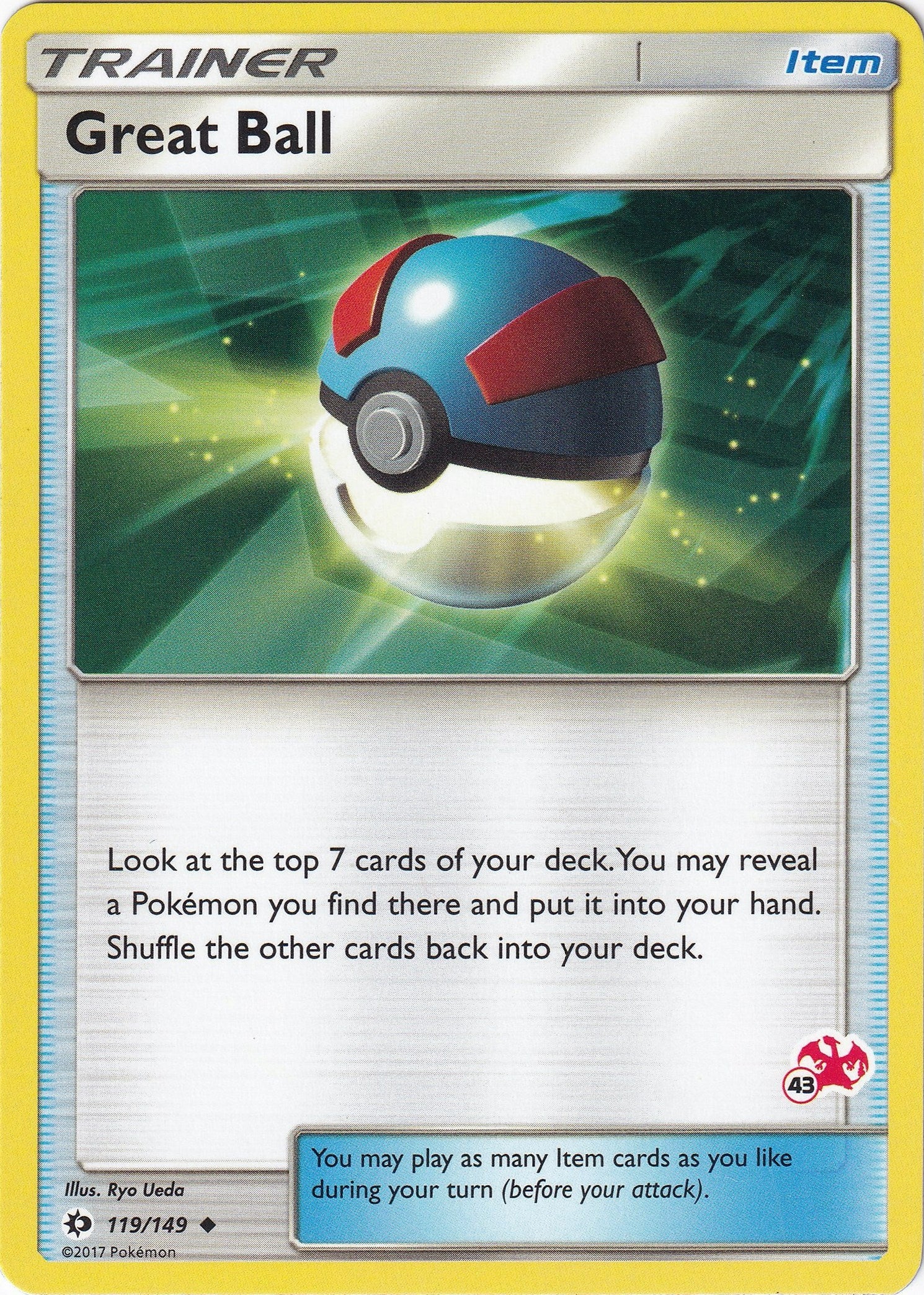 Image for Great Ball - 119/149 (#43 Charizard Stamped) (Battle Academy) (119/149) - Pokemon