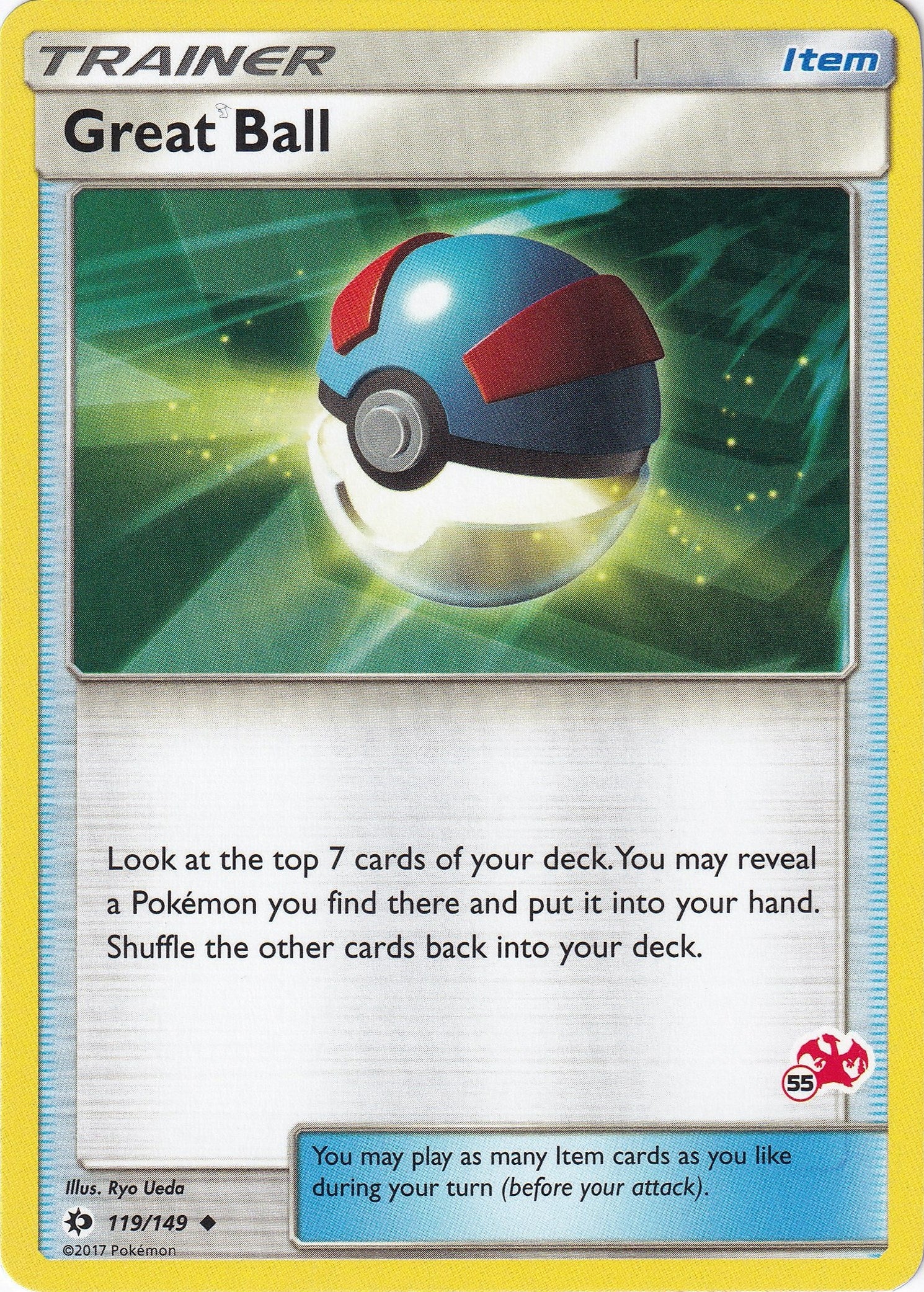 Image for Great Ball - 119/149 (#55 Charizard Stamped) (Battle Academy) (119/149) - Pokemon
