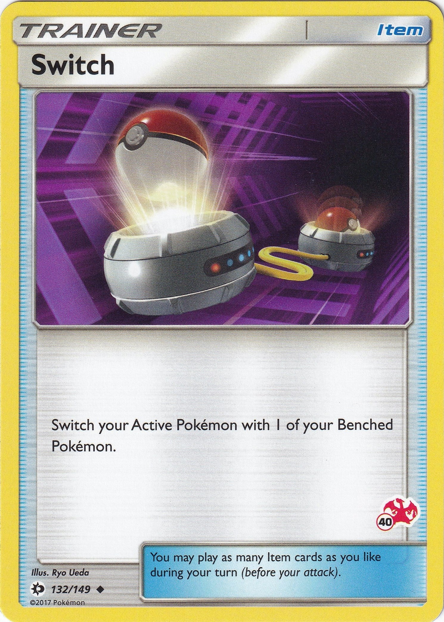 Image for Switch - 132/149 (#40 Charizard Stamped) (Battle Academy) (132/149) - Pokemon