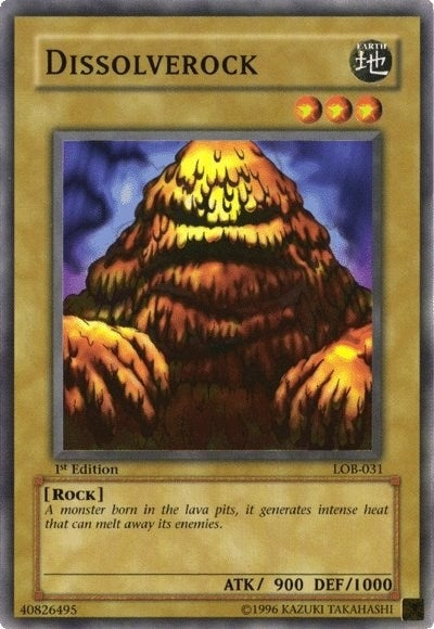 Image for Dissolverock (The Legend of Blue Eyes White Dragon) (LOB-031) - YuGiOh