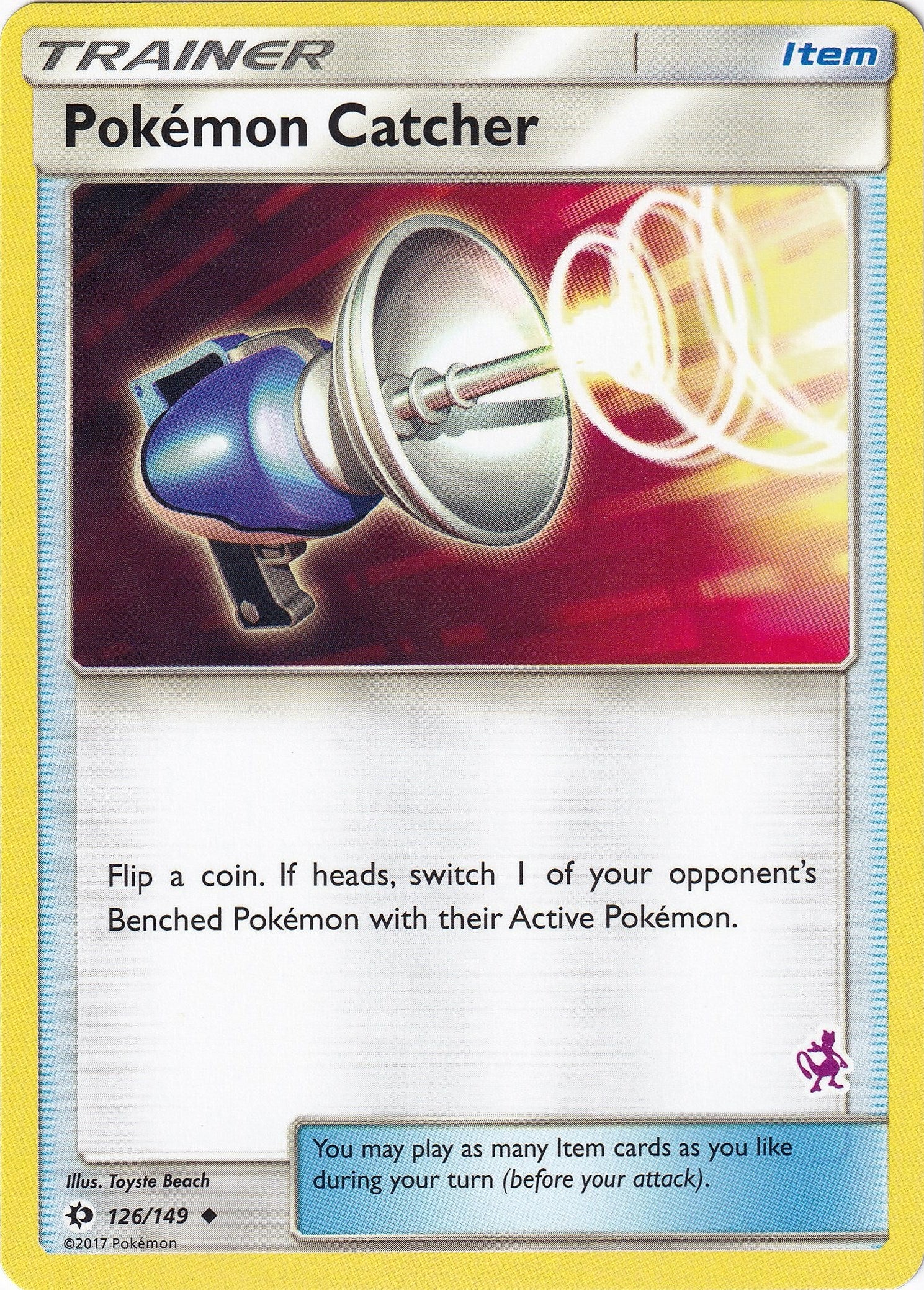 Image for Pokemon Catcher - 126/149 (Mewtwo Stamped) (Battle Academy) (126/149) - Pokemon