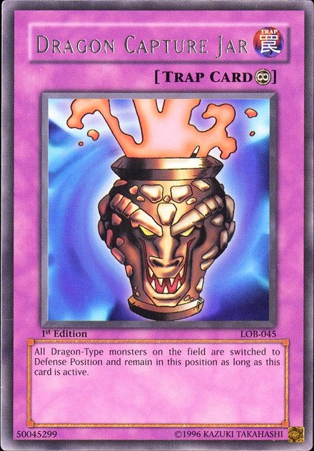 Image for Dragon Capture Jar (The Legend of Blue Eyes White Dragon) (LOB-045) - YuGiOh