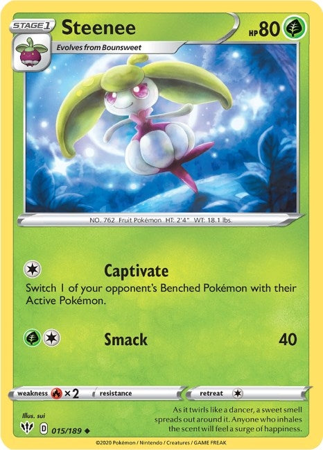 Image for Steenee (SWSH03: Darkness Ablaze) (015/189) - Pokemon