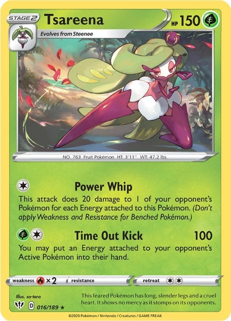 Image for Tsareena (SWSH03: Darkness Ablaze) (016/189) - Pokemon