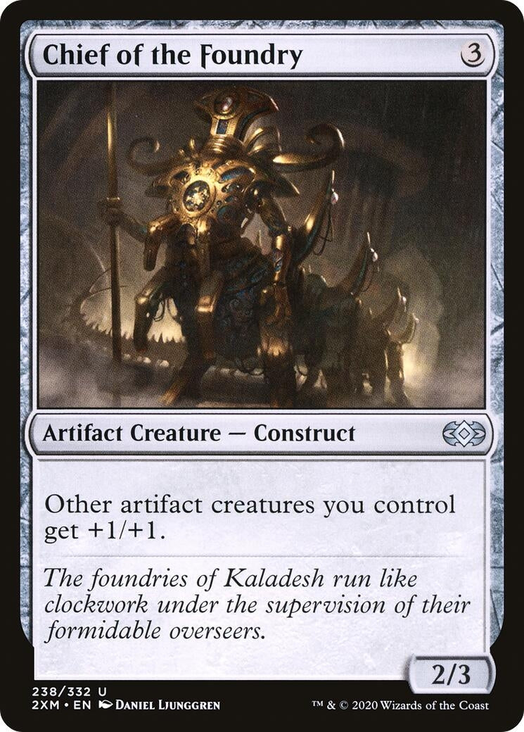 Image for Chief of the Foundry (Double Masters) (238) - Magic: The Gathering