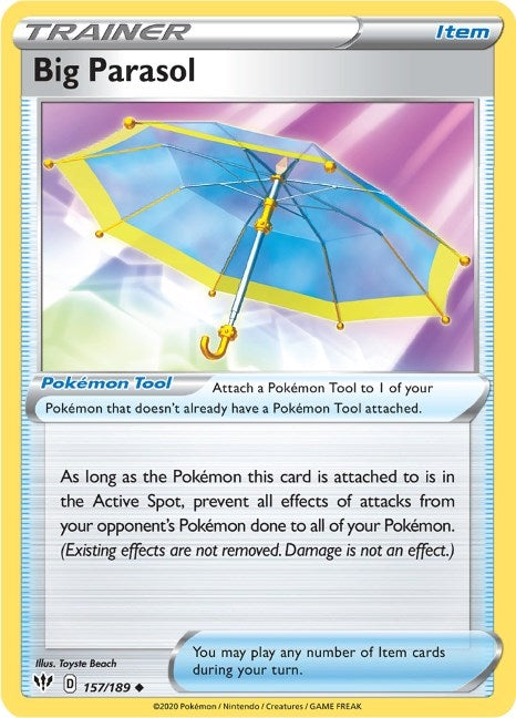 Image for Big Parasol (SWSH03: Darkness Ablaze) (157/189) - Pokemon