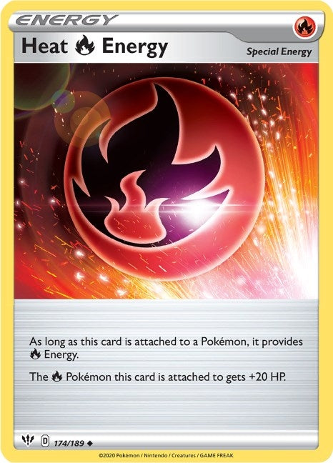 Image for Heat R Energy (SWSH03: Darkness Ablaze) (174/189) - Pokemon