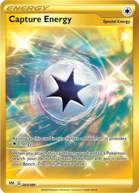 Image for Capture Energy (Secret) (SWSH03: Darkness Ablaze) (201/189) - Pokemon