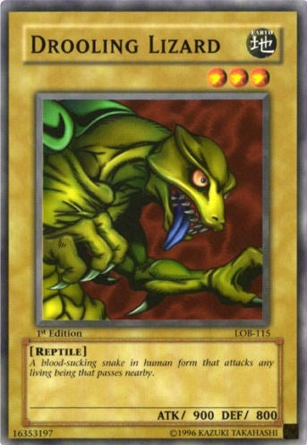 Image for Drooling Lizard (The Legend of Blue Eyes White Dragon) (LOB-115) - YuGiOh
