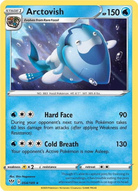 Image for Arctovish (SWSH03: Darkness Ablaze) (054/189) - Pokemon