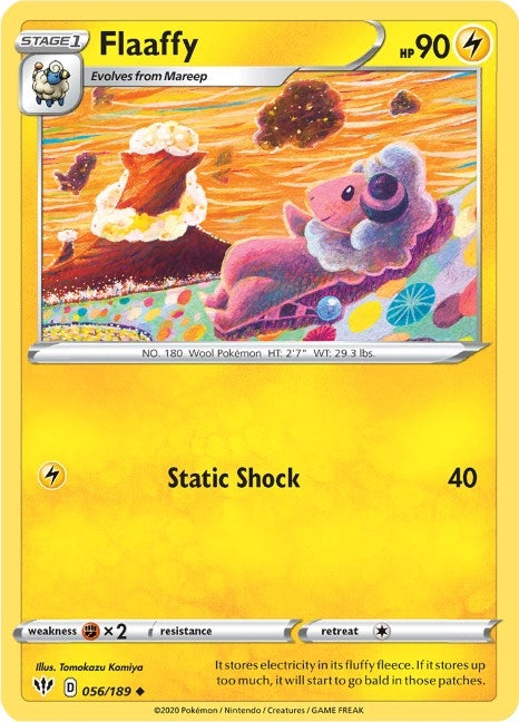 Image for Flaaffy (SWSH03: Darkness Ablaze) (056/189) - Pokemon