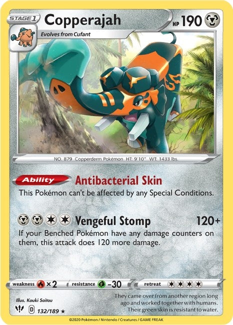 Image for Copperajah (SWSH03: Darkness Ablaze) (132/189) - Pokemon