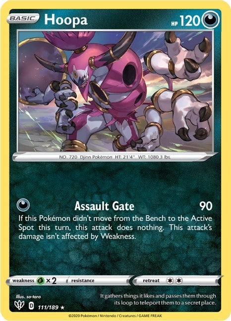 Image for Hoopa (SWSH03: Darkness Ablaze) (111/189) - Pokemon