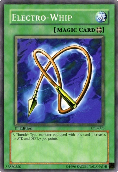 Image for Electro-Whip (The Legend of Blue Eyes White Dragon) (LOB-093) - YuGiOh
