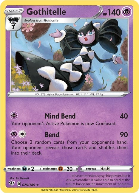 Image for Gothitelle (SWSH03: Darkness Ablaze) (075/189) - Pokemon
