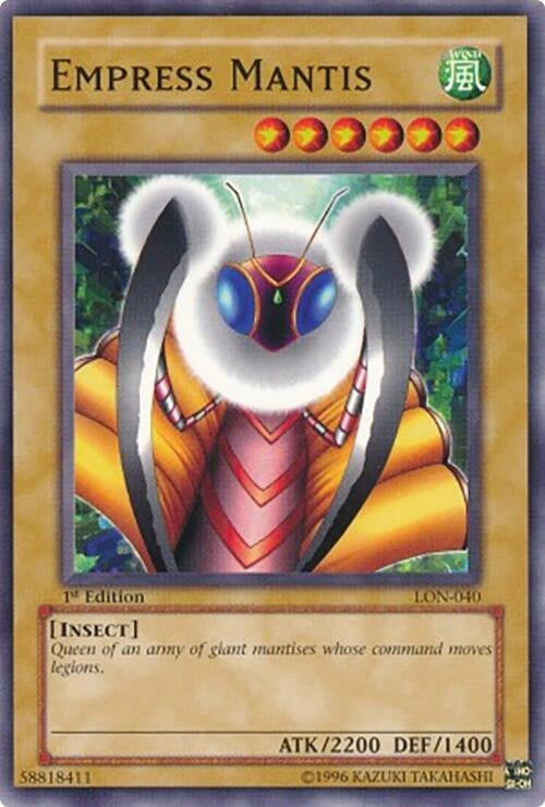 Image for Empress Mantis (Labyrinth of Nightmare) (LON-040) - YuGiOh