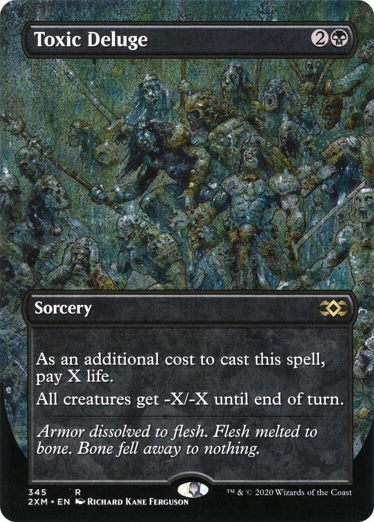 Image for Toxic Deluge (Borderless) (Double Masters) (345) - Magic: The Gathering