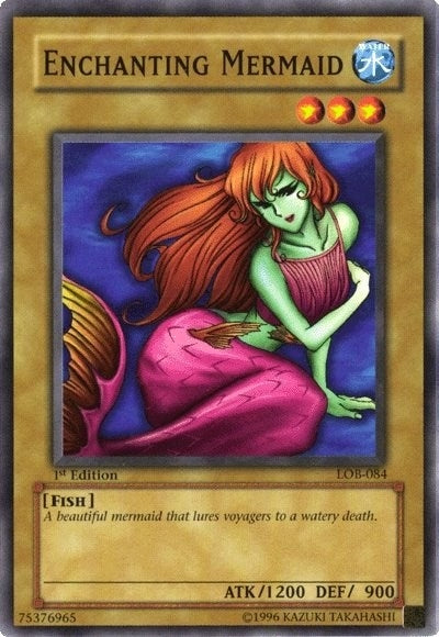 Image for Enchanting Mermaid (The Legend of Blue Eyes White Dragon) (LOB-084) - YuGiOh