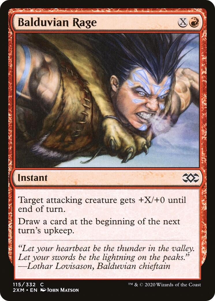 Image for Balduvian Rage (Double Masters) (115) - Magic: The Gathering