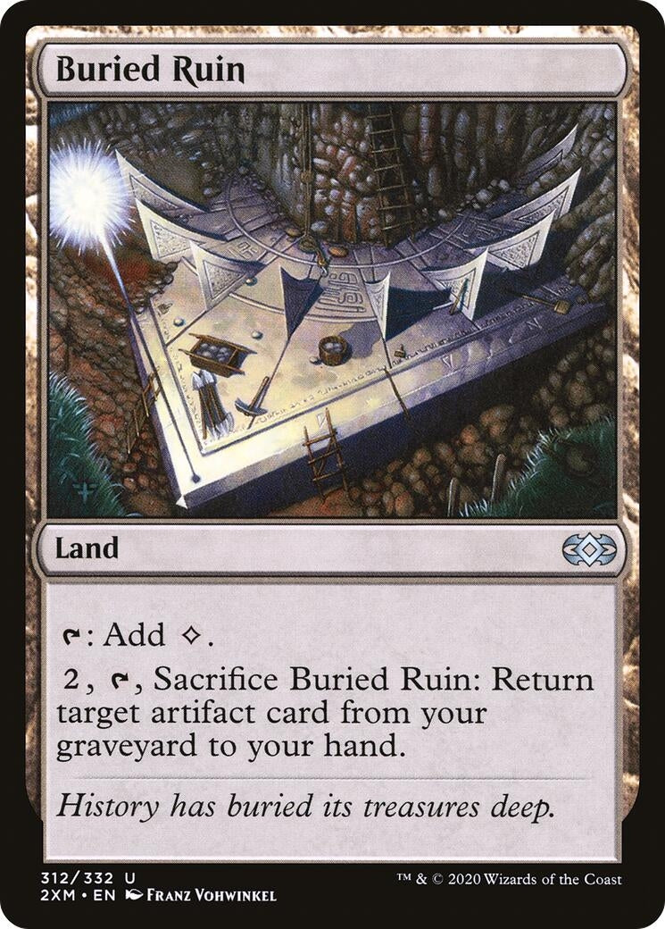 Image for Buried Ruin (Double Masters) (312) - Magic: The Gathering
