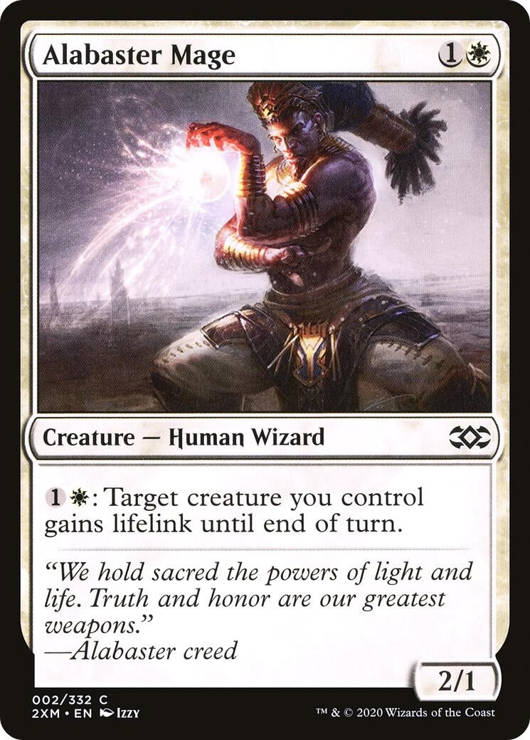 Image for Alabaster Mage (Double Masters) (2) - Magic: The Gathering