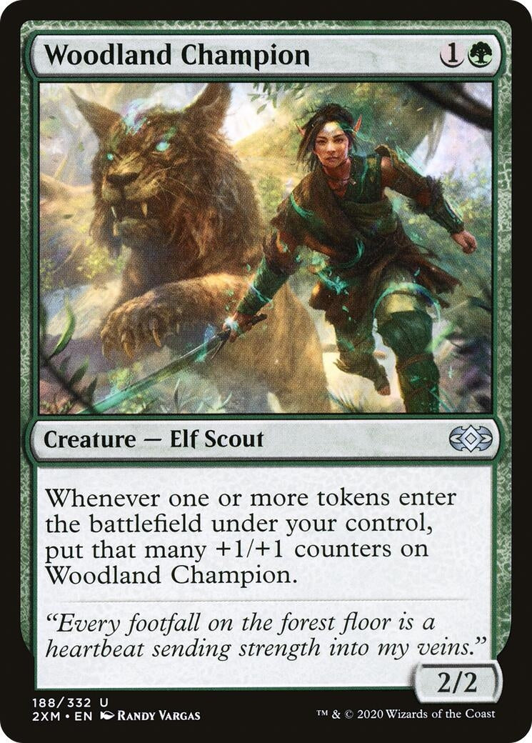 Image for Woodland Champion (Double Masters) (188) - Magic: The Gathering