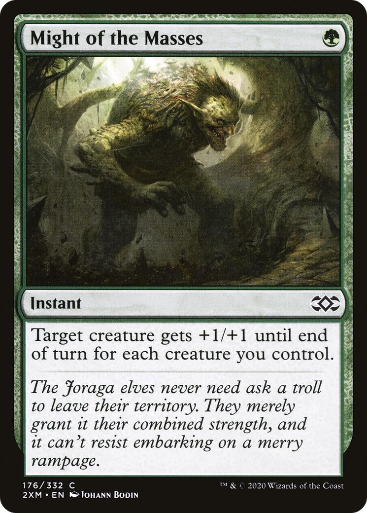Image for Might of the Masses (Double Masters) (176) - Magic: The Gathering