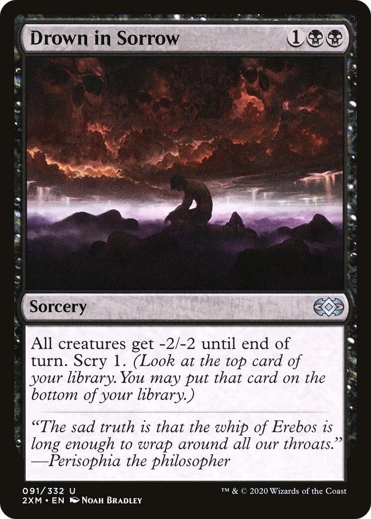 Image for Drown in Sorrow (Double Masters) (91) - Magic: The Gathering
