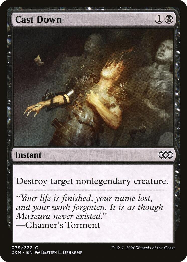 Image for Cast Down (Double Masters) (79) - Magic: The Gathering