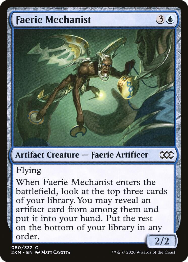 Image for Faerie Mechanist (Double Masters) (50) - Magic: The Gathering
