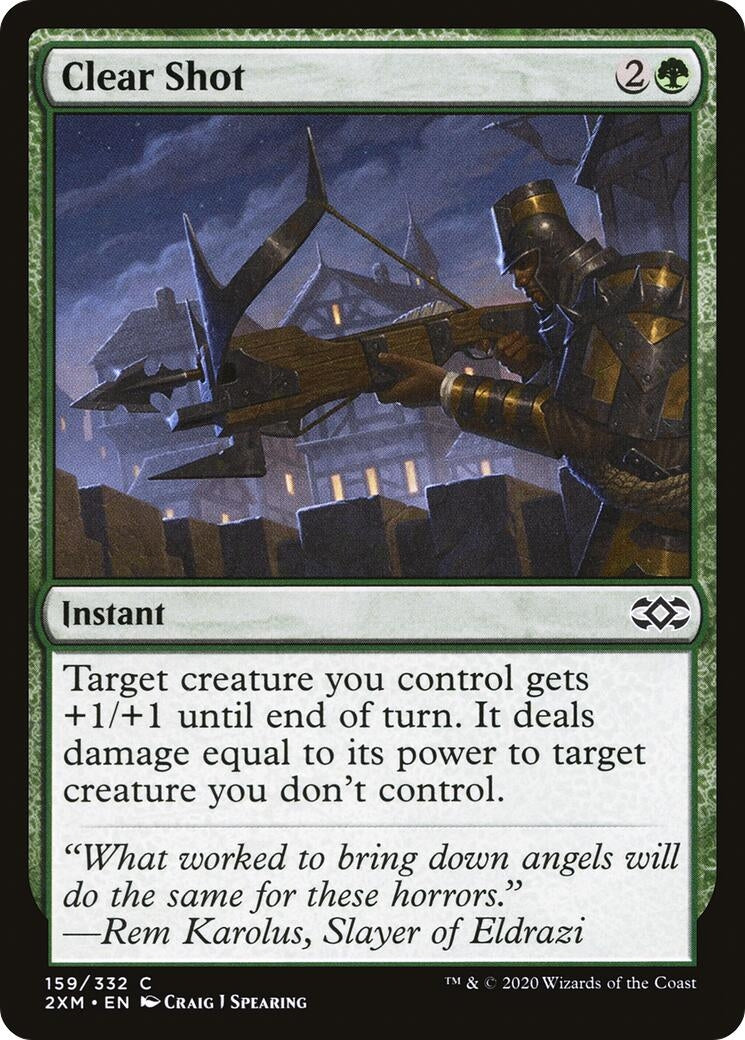 Image for Clear Shot (Double Masters) (159) - Magic: The Gathering