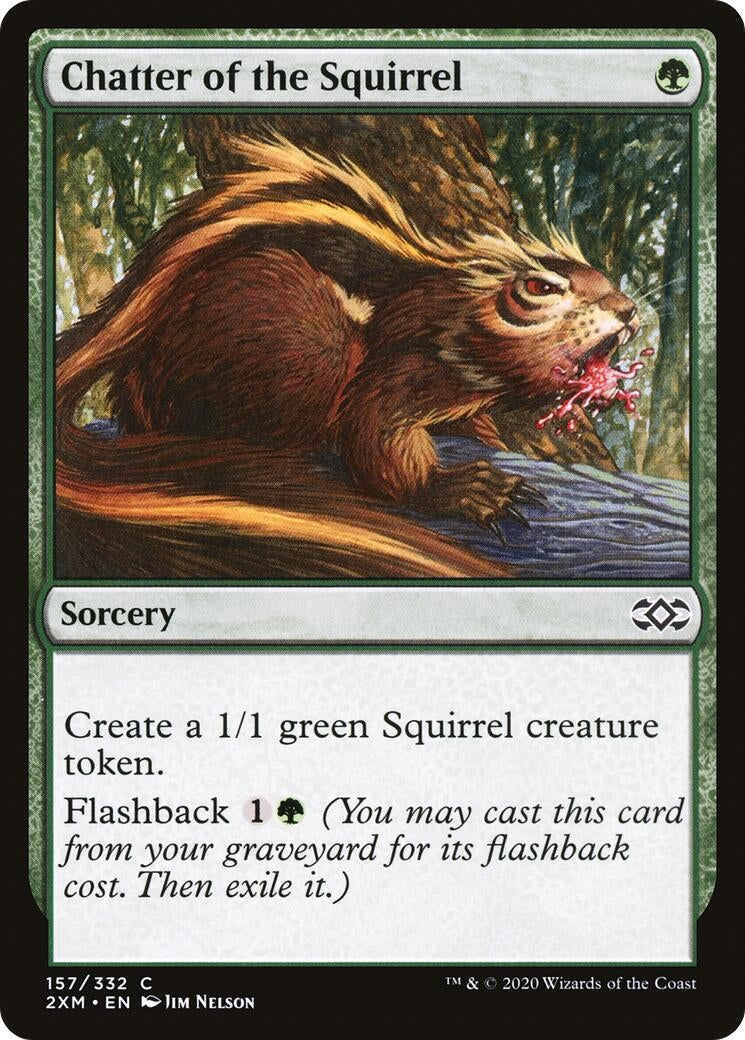 Image for Chatter of the Squirrel (Double Masters) (157) - Magic: The Gathering