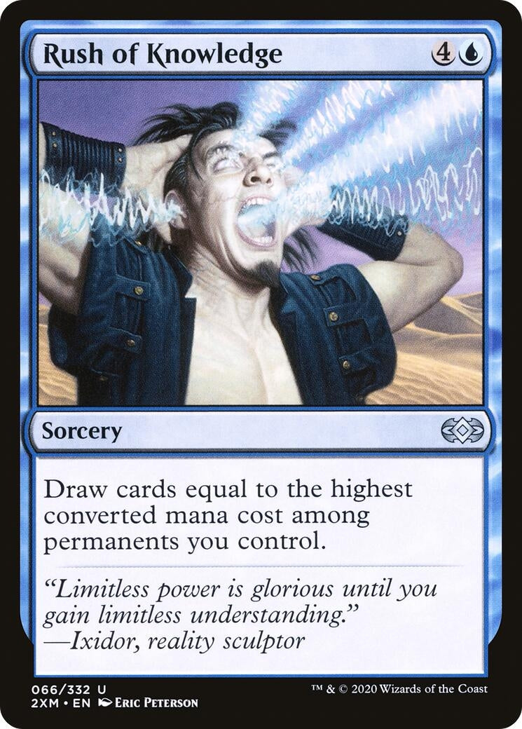 Image for Rush of Knowledge (Double Masters) (66) - Magic: The Gathering
