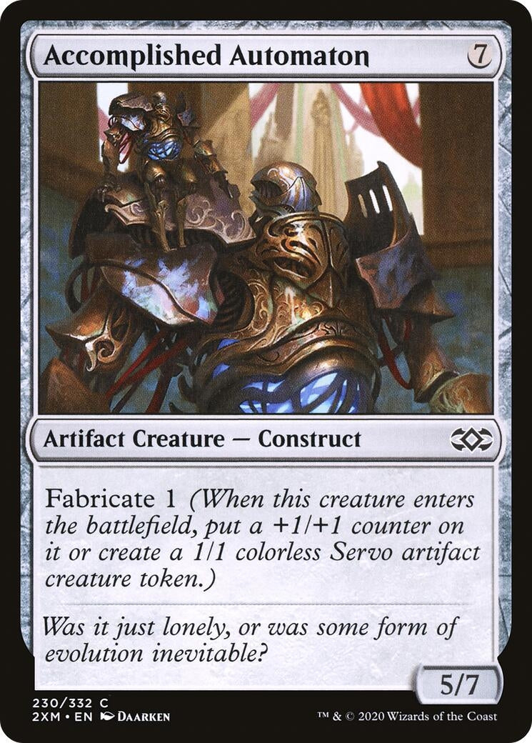 Image for Accomplished Automaton (Double Masters) (230) - Magic: The Gathering