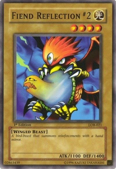 Image for Fiend Reflection #2 (The Legend of Blue Eyes White Dragon) (LOB-021) - YuGiOh