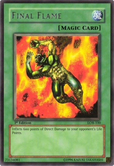 Image for Final Flame (The Legend of Blue Eyes White Dragon) (LOB-100) - YuGiOh