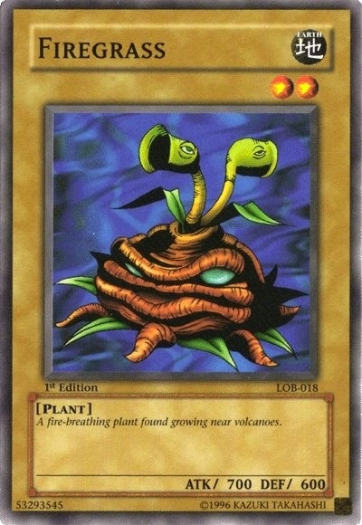 Image for Firegrass (The Legend of Blue Eyes White Dragon) (LOB-018) - YuGiOh