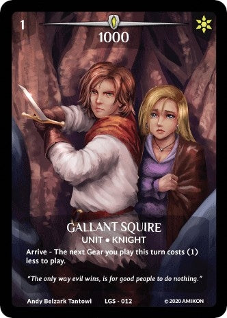 Image for Gallant Squire (Full Art) (Argent Saga Promos) (LGS-012) - Argent Saga TCG