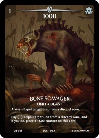 Image for Bone Scavager (Full Art) (Argent Saga Promos) (LGS-013) - Argent Saga TCG