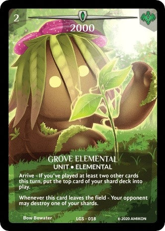Image for Grove Elemental (Full Art) (Argent Saga Promos) (LGS-018) - Argent Saga TCG