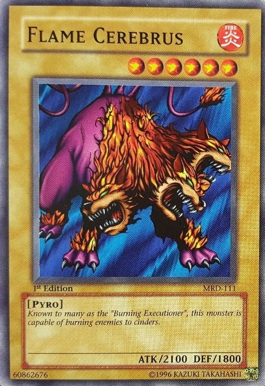 Image for Flame Cerebrus (Metal Raiders) (MRD-111) - YuGiOh