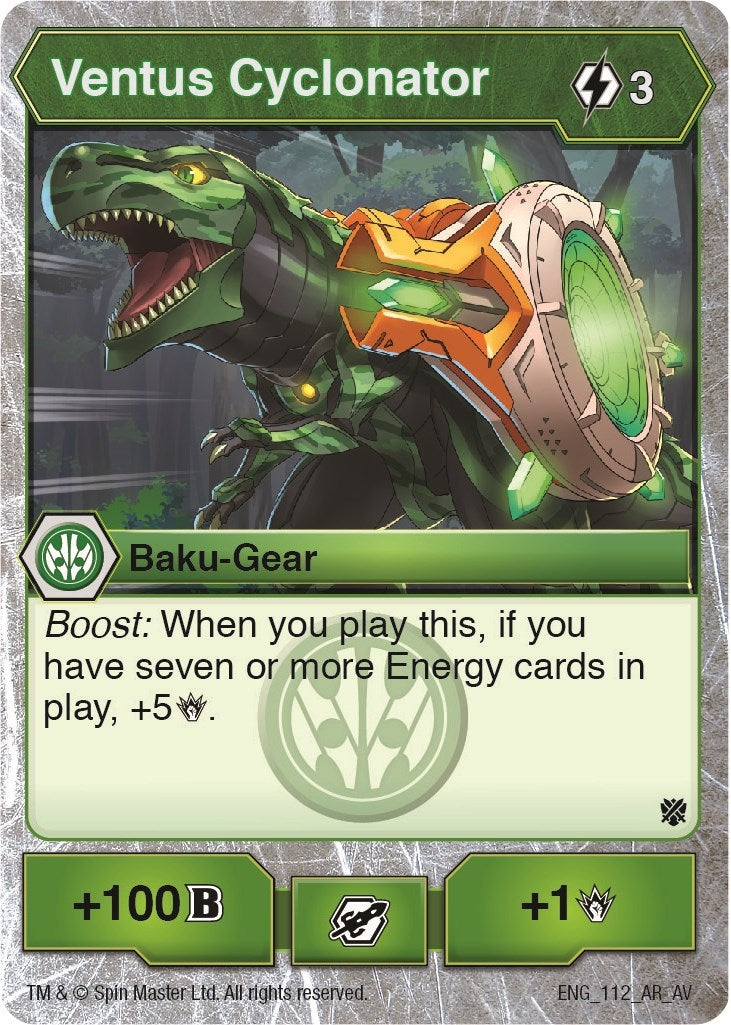 Image for Ventus Cyclonator (Armored Elite) (112) - Bakugan TCG