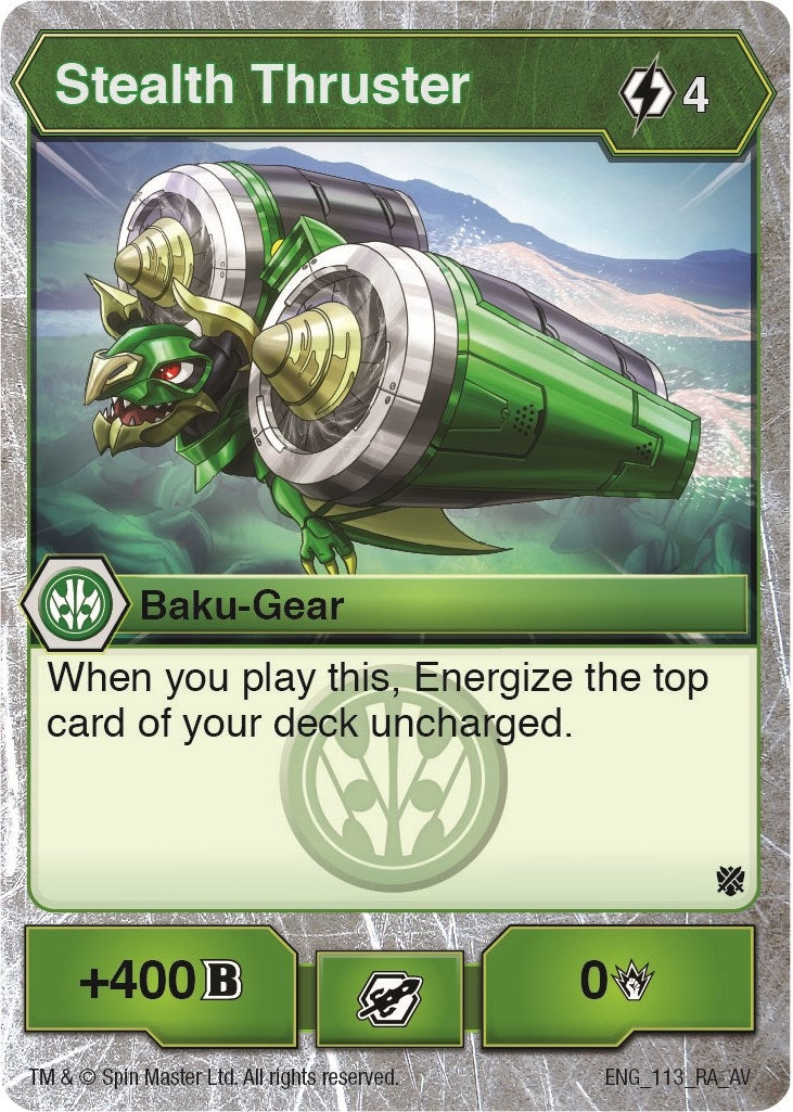Image for Stealth Thruster (Armored Elite) (113) - Bakugan TCG