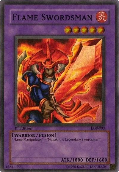 Image for Flame Swordsman (The Legend of Blue Eyes White Dragon) (LOB-003) - YuGiOh