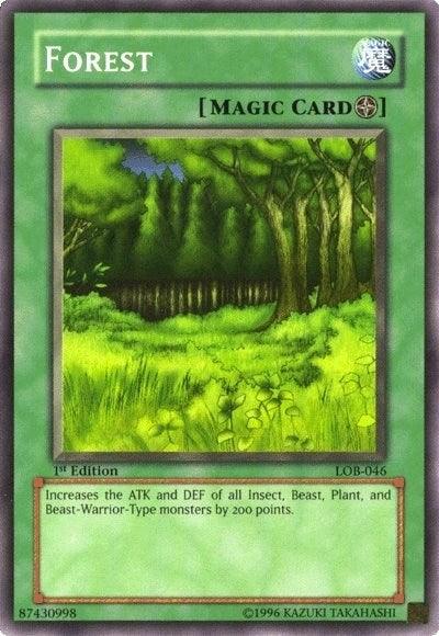 Image for Forest (The Legend of Blue Eyes White Dragon) (LOB-046) - YuGiOh